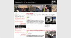 Desktop Screenshot of nodeathpenalty.org