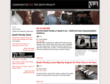 Tablet Screenshot of nodeathpenalty.org